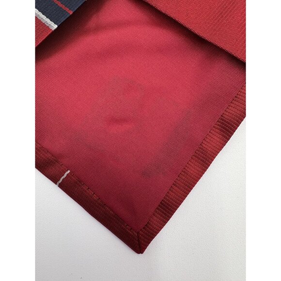 Ronald Reagan Necktie 100% Silk Signature Presidential Library Neck Tie Red Blue - Picture 7 of 8
